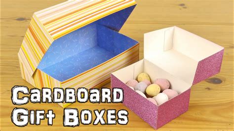 diy steel card box|diy cardboard gift boxes.